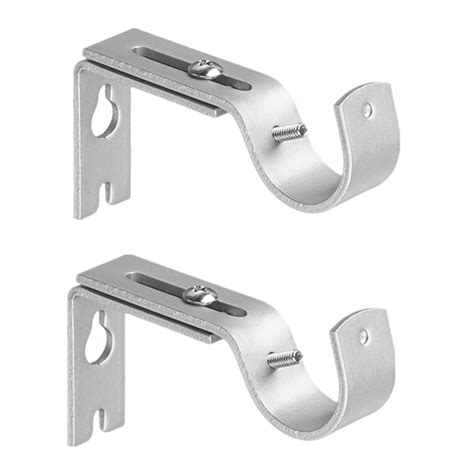 brackets rod metal|metal decorative curtain rod brackets.